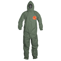 Tychem&reg; 2000 SFR Protective Coveralls, Small, Green MAS Chibougamau