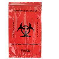 Sacs pour d&eacute;chets dangereux Dynamic, Biorisque, 9" lo x 6" la, 2,0 mils MAS Chibougamau