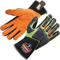 Gants &agrave; dos absorbeur d'impacts ProFlex 925F(X), Petit, Paume en Cuir refendu, Poignet &agrave; enfiler MAS Chibougamau
