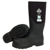 Chore Classic Fleece-Lined Work Boots, Rubber, Steel Toe, Size 5, Puncture Resistant Sole MAS Chibougamau