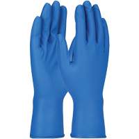 Gants Grippaz, Petit, Nitrile, 8 mils, Sans poudre, Bleu MAS Chibougamau