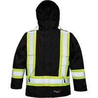Manteau Journeyman, Polyester/Polyur&eacute;thane, Noir, Petit MAS Chibougamau