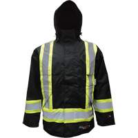 Manteau isol&eacute;, Polyester/Polyur&eacute;thane, Noir, Petit MAS Chibougamau