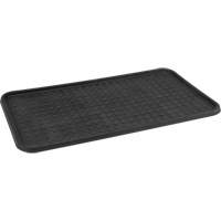 Boot Tray, Plastic, Black, 25" L x 14" W MAS Chibougamau