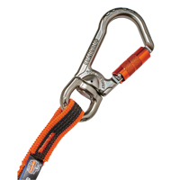 Squids&reg; 3109F(x) Double-Locking Tool Lanyard with Swivel, Bungee, Carabiner/Loop MAS Chibougamau
