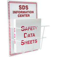 Station de type panier en aluminium pour les fiches signal&eacute;tiques, Anglais, Compris reliures MAS Chibougamau