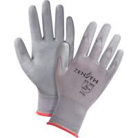 Gants en nylon enduits de polyur&eacute;thane sans DMF, 8/Moyen, R&ecirc;vetement Polyur&eacute;thane, Calibre 15, Enveloppe en Nylon MAS Chibougamau