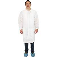 Lab Coat, Polypropylene, White, Large MAS Chibougamau