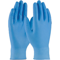 Gants jetables, Petit, Nitrile, 4 mils, Sans poudre, Bleu MAS Chibougamau