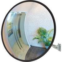 Convex Mirror with Telescopic Arm, Indoor/Outdoor, 12" Diameter MAS Chibougamau