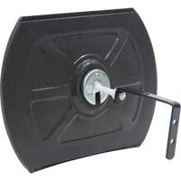 Roundtangular Convex Mirror with Bracket, 12" H x 18" W, Indoor/Outdoor MAS Chibougamau