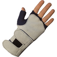 Anti-Impact Glove with Wrist Support, Cotton, Left Hand, X-Small MAS Chibougamau