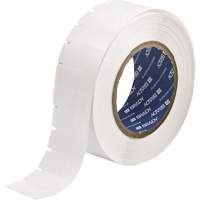 &eacute;tiquettes &agrave; transfert thermique B-461, Polyester, 0,6" lo x 1,625" h, Blanc MAS Chibougamau