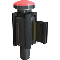 PLUS Barrier System Strobe Light Bracket & Red Strobe Light, Black MAS Chibougamau