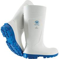 Bekina&reg; Steplite Food Safety Boots, Polyurethane, Steel Toe, Size 4 MAS Chibougamau
