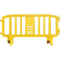 Movit Barricade, Interlocking, 78" L x 39" H, Yellow MAS Chibougamau
