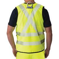 Ripstop Surveyor's Vest, High Visibility Lime-Yellow, Small, Polyester MAS Chibougamau
