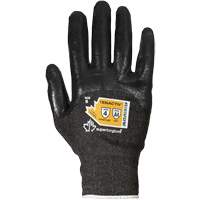 Ultrafine Composite Filament Fiber Knit Gloves, Size 5, 18 Gauge, Foam Nitrile Coated, TenActiv Shell, ASTM ANSI Level A4 MAS Chibougamau