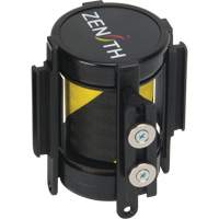 Magnetic Tape Cassette for Build-Your-Own Crowd Control Barrier, 7', Black and Yellow Tape MAS Chibougamau