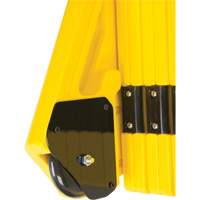 Barri&egrave;re mobile portative, 40" h x 13' lo, Jaune MAS Chibougamau