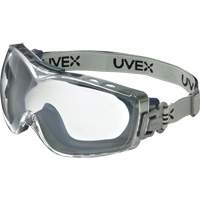 Uvex HydroShield&reg; Stealth&reg; OTG Safety Goggles, Clear Lens, Anti-Fog/Anti-Scratch, Indirect Vent MAS Chibougamau