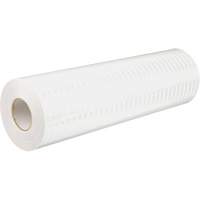 Feuille de rev&ecirc;tement de barricade prismatique de qualit&eacute; &agrave; haute intensit&eacute;, 2" la x 150' lo, 19 mils, Blanc MAS Chibougamau