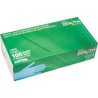 Puncture-Resistant Medical-Grade Disposable Gloves, Large, Nitrile, 3.5-mil, Powder-Free, Blue, Class 2 MAS Chibougamau