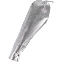 Welder's Heat Resistant Sleeves, 18", Aluminized Kevlar&reg;, Silver MAS Chibougamau