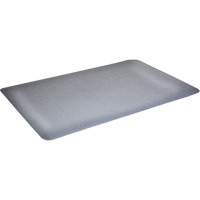 WD Foodmaster Anti-Microbial Mats, Smooth, 3' x 4' x 9/16", Grey, Nitrile/Rubber MAS Chibougamau