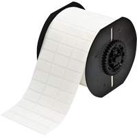 &eacute;tiquettes adh&eacute;sives repositionnables de s&eacute;rie B33, Vinyle, 1" lo x 0,5" h, Blanc MAS Chibougamau
