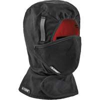 N-Ferno&reg; Winter Hard Hat Liner with Mouthpiece, Fleece Lining, One Size, Black MAS Chibougamau
