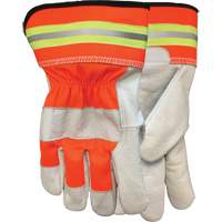 Gants d'ajusteur Flashback, Grand, Paume en Cuir fleur de buffle MAS Chibougamau