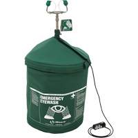 Portable Tempered Emergency Eyewash, Pressurized, 15 gal. Capacity, Meets ANSI Z358.1 MAS Chibougamau