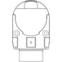 Adaptateur de casque de s&eacute;curit&eacute; pour serre-t&ecirc;tes VeriShield de Howard Leight MAS Chibougamau