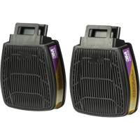 Cartouche & filtre pour respirateur Secure Click, Combinaison cartouche et filtre contre les particules pour gaz/vapeurs, Gaz multiples/Vapeurs/P100 MAS Chibougamau