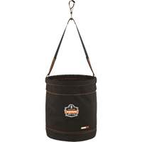 Arsenal&reg; 5970 Swiveling Hook Hoist Bucket, Nylon, 12.5" Dia. x 15" H, 100 lbs. Load Rating MAS Chibougamau