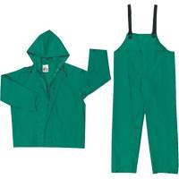Dominator Limited Flammability Rain Suit, Large, Green MAS Chibougamau
