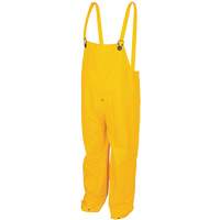 Pantalons &agrave; bavette imperm&eacute;ables de s&eacute;rie classique, Grand, Polyester/PVC, Jaune MAS Chibougamau