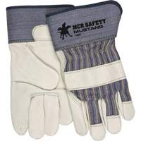 Mustang Fitters Gloves, Large, Grain Cowhide Palm, Fleece Inner Lining MAS Chibougamau