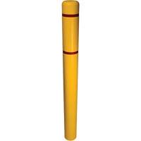 Couvre-bollard, 6" dia. x 52" l, Jaune MAS Chibougamau