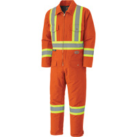 5540A Quilted Coveralls, 2X-Large, Orange MAS Chibougamau