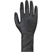 Gants jetables KeepKleen, Grand, Nitrile, 8 mils, Sans poudre, Noir MAS Chibougamau