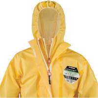 ChemMax&reg; 1 Coveralls, Polyethylene/Polypropylene, 4X-Large, Yellow MAS Chibougamau