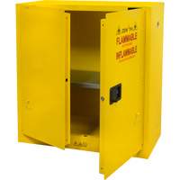 Armoire pour produits inflammables, 30 gal., 2 Porte(s), 43" La x 44" h x 18" p MAS Chibougamau