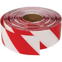Ruban de marquage tr&egrave;s r&eacute;sistant pour plancher ArmorStripe, 3" x 100', PVC, Rouge et blanc MAS Chibougamau