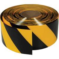 Ruban de marquage tr&egrave;s r&eacute;sistant pour plancher ArmorStripe, 4" x 100', PVC, Noir et jaune MAS Chibougamau
