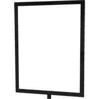 Heavy-Duty Vertical Sign Holder for Classic Posts, Black MAS Chibougamau