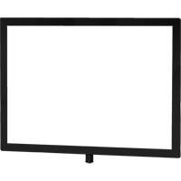Heavy-Duty Horizontal Sign Holder for Classic Posts, Black MAS Chibougamau