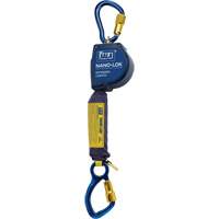 Cordage de s&eacute;curit&eacute; autor&eacute;tractable allong&eacute; Nano-Lok, 10', Dyneema, Pivotant MAS Chibougamau