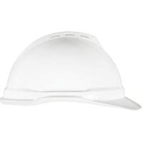 Casque de s&eacute;curit&eacute; V-Gard 500, R&eacute;pond aux normes CSA type 1, Suspension Rochet, Ventil&eacute; MAS Chibougamau